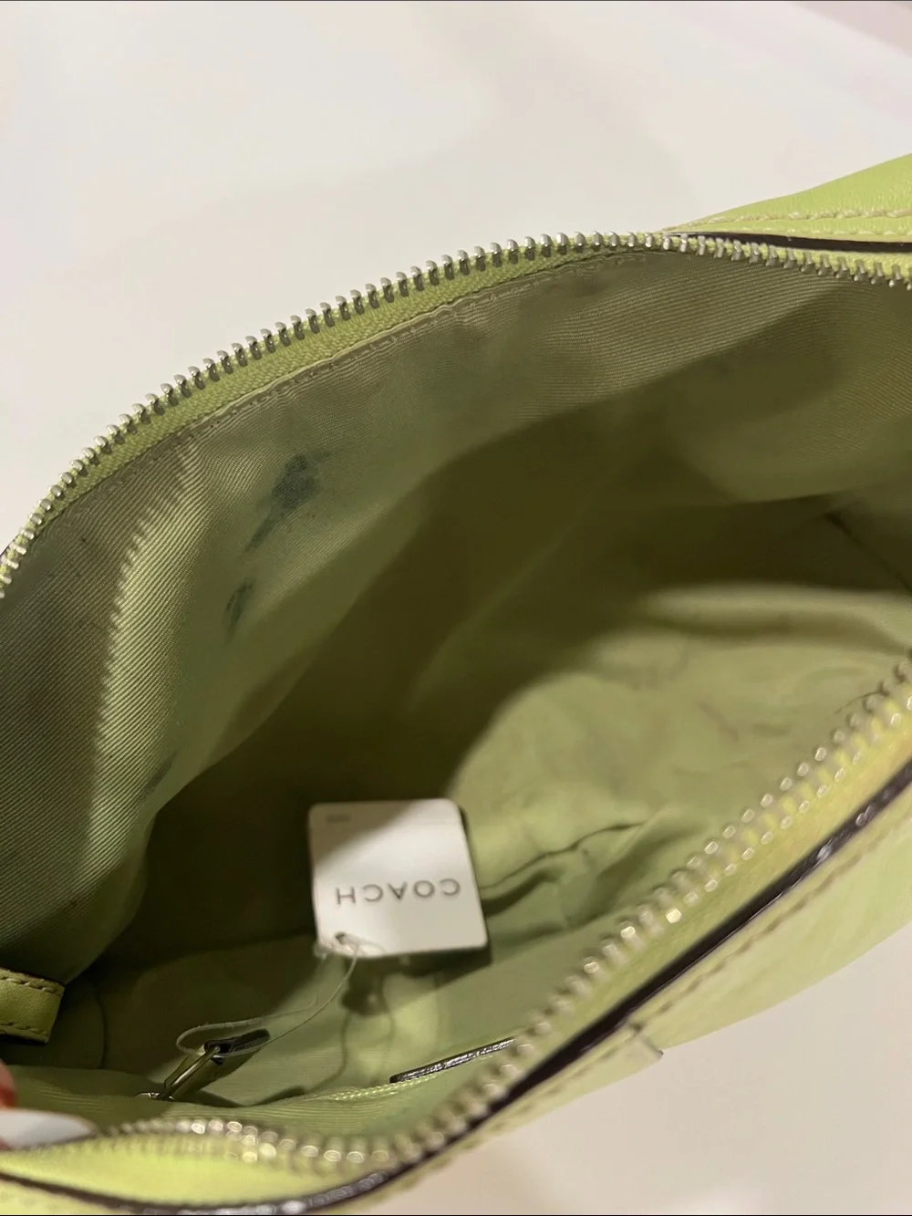 Vintage Coach soho leather hobo bag